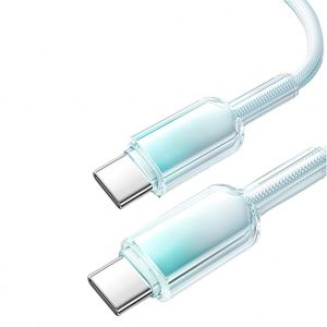 1M USB <b>Type</b>-<b>C</b> to <b>Type</b>-<b>C</b> 60W Fast <b>Charging</b> <b>Cable</b> Nylon Braided Data Cord for Phones & Tablets, Wholesale Ready - Product Image 1