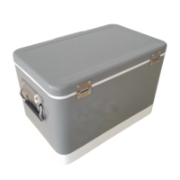 Secchiello Termico in Metallo da 30L/40L/50L, Nuova Idea di Prodotto, Contenitore Refrigerante per Picnic