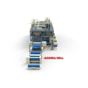 1600mm spunbond meltblown nowoven fabric making machine for face mask