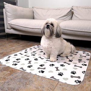 Contrôle des odeurs personnalisé imprimé réutilisable lavable <span class=keywords><strong>tapis</strong></span> de <span class=keywords><strong>chien</strong></span> chiot formation WC Wee pipi tampons animaux écologique <span class=keywords><strong>chien</strong></span> <span class=keywords><strong>tapis</strong></span> de lit - Product Image 2
