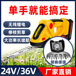 Taille-haie sans fil F.EASY.D, batterie lithium-ion 24V, outil de taille de jardin à double lame - Product Image 5