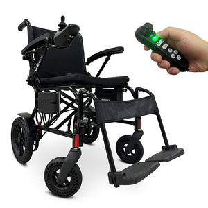 Fauteuil roulant électrique pliable léger KSM-509P pour personnes âgées, handicapées, tout-terrain, voyages hors route, fauteuil roulant motorisé pour hôpital - Product Image 1