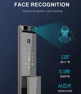 Tuya Smart Lock nouveau modèle numérique empreinte digitale mot de passe carte clé déverrouiller WiFi connectivité reconnaissance faciale sonnette pour Smart - Product Image 2