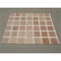 Carreaux de mosaïque en marbre naturel (Roxa Zarci, Botticino, Volakas) pour murs et sols de villas, salles de bain et hôtels – Design élégant et moderne