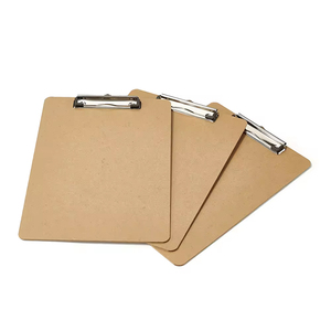 Portapapeles de madera personalizados, tablero duro estándar A4, tamaño de letra, tableros de madera con clip, carpeta, Portapapeles de MDF con gancho colgante - Product Image 6