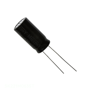 ตัวเก็บประจุแบบ Through Hole ยี่ห้อ Manufacturer Channel รุ่น SK221M063ST ความจุ 220 ไมโครฟารัด ความคลาดเคลื่อน 20% แรงดัน 63 โวลต์ แบบขาเรเดียล - Product Image 1