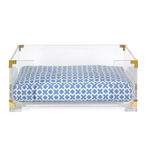 VONVIK Acrylic Plastic Pet Dog Bed House Pet Beds Dog Luxury