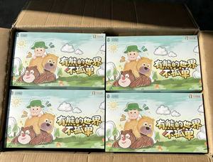 Nouveauté <span class=keywords><strong>Boonie</strong></span> <span class=keywords><strong>Bears</strong></span>, une série de figurines en PVC « Un monde avec des ours n'est pas un monde vide », boîte mystère 6 pièces, cadeau d'anniversaire pour enfants - Product Image 2