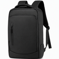 Sac à dos pour ordinateur portable de voyage avec port de charge USB-A et USB-C, sac à dos de voyage fin pour le travail de bureau