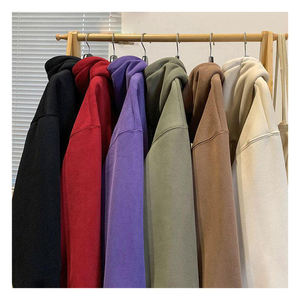 Sudadera con Capucha Extra Grande para Hombre, de Lujo, Personalizada, de Algodón Pesado 100% 500gsm, Felpa Francesa, Sin Cordón, Venta al Por Mayor - Product Image 2