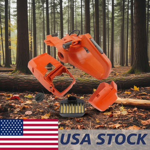 Carcasa del tanque de combustible con tapa de aceite y cubierta superior para motosierra Husqvarna, piezas para motosierra hidráulica a gasolina - Product Image 2