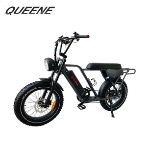 QUEENE/<span class=keywords><strong>73</strong></span> Ebike 750W Retro Chopper Fat Tire Bicicletas eléctricas Bicicleta eléctrica - Product Image 4