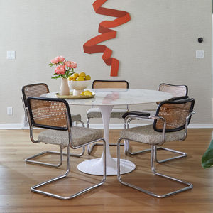 <span class=keywords><strong>Sedia</strong></span> di Lusso <span class=keywords><strong>Cesca</strong></span> in Rattan e Legno Senza Braccioli per Sala da Pranzo e Ufficio con Seduta e Schienale in Canna d'India per Ristorante - Product Image 2