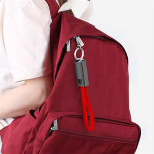 Mini porte-clés Câble Micro USB Type C Charge rapide pour iPhone pour Samsung Chargeur <span class=keywords><strong>Usbc</strong></span> Type Porte-clés Cordon Fil court - Product Image 5