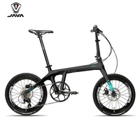 Java ARIA – cadre en Fiber de carbone 18 S vélo pliable 18 vitesses frein à disque hydraulique 20 pouces 406 BMX mâle femme vélo pliable