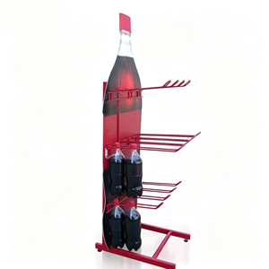 Exhibidor de Bebidas Metálico con Gancho, Exhibidor de Botellas de Agua Metálico para Supermercado - Product Image 5