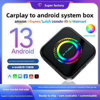 CarPlay Module Android 13 System Interconnection Box 4GB+64GB RAM/ROM Qualcomm 4G GPS Positioning Type-C Connection OLIVER
