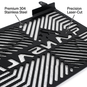 Protection de radiateur en acier inoxydable pour Honda XL750 Transalp <span class=keywords><strong>2023</strong></span> 2024 – Grille de protection de refroidisseur de moto – Pièces de modification - Product Image 2