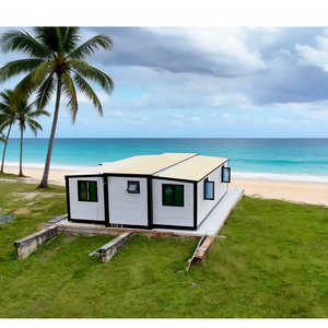 Casa Contenedor Plegable de Doble Ala, Resistente, con Panel Sándwich y Construcción de Acero, para Alojamiento Temporal en Zonas de Guerra - Product Image 1