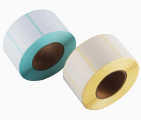 Rouleaux d'étiquettes thermiques en gros, résistants à l'huile, format personnalisé pour les étiquettes de colis e-commerce et l'impression de codes-barres d'entrepôt