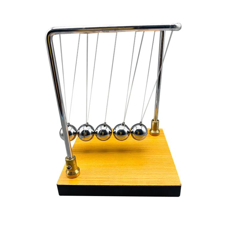 Collision Apparatus,Pendulum Balls,Newton& Cradle Steel Balance Ball Physics Science Pendulum Desk - Newtons Balance Balls