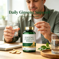 Extrait de ginseng rouge Shaanxi OEM, capsules de ginseng occidental, tonique, améliore l'immunité, complément énergétique, antioxydant, 200 capsules par boîte