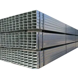 Hollow Section hot rolled rectangular galvanized steel tube weld galvanized square steel pipe