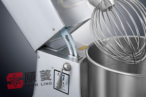 Máy trộn hành tinh 12 lít thương mại với thân nhôm anodized để sử dụng máy ăn nhẹ - Product Image 6