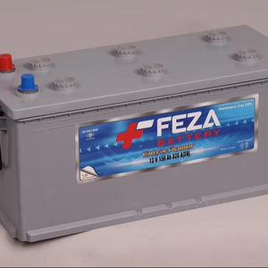 Batería automotriz de 12V 150 Ah sin mantenimiento, de alto rendimiento, larga duración, tecnología de calcio, proveedor OEM. - Product Image 1