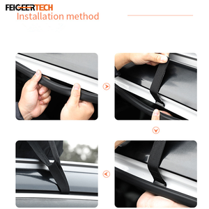 กระเป๋าเก็บสัมภาระบนหลังคา<span class=keywords><strong>รถยนต์</strong></span> Feigeer Tech ขนาด 20 คิวบิกฟุต ผลิตจาก PVC กันน้ำอย่างสมบูรณ์ พร้อมระบบล็อคเพื่อความปลอดภัย และแผ่นกันลื่น - Product Image 2