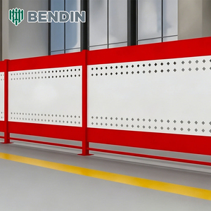 Nuevo marco de diseño para Red de aislamiento de taller sin costuras a prueba de viento, Red de valla de placa perforada para aplicaciones de seguridad - Product Image 1