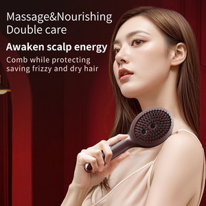 Aplicador de Aceite para el Crecimiento del Cabello Negro Eléctrico, Peine de Masaje con Vibración, Función Musical para el Cuidado del Cabello - Product Image 2