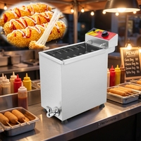Nouvelle machine à frire les hot-dogs électriques professionnelle pour hot-dogs au fromage 220V