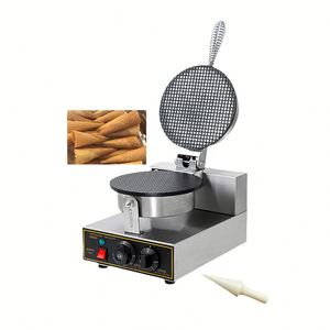 Machine à cornets de crème glacée professionnelle, gaufrier électrique 220V, moule à rouleaux d'œufs, machine à cornets et bols antiadhésifs - Product Image 1