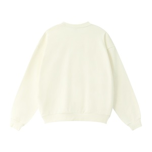 Haute qualité 360GSM tissu éponge <span class=keywords><strong>français</strong></span> sweat à col rond 100% coton Logo personnalisé surdimensionné longue vente en gros blanc pour l'hiver - Product Image 2