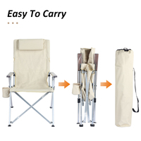 Chaise pliante moderne et portable pour l'extérieur, réglable, avec cadre en aluminium et tissu Oxford, chaise de plage OEM