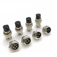 Connecteurs d'aviation GX12 GX16 en gros, étanches IP67, plaqués or, mâle/femelle, 2, 3, 5 broches, kits de prises de courant circulaires