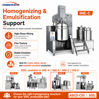 Mélangeur émulsifiant sous vide industriel 500L en acier inoxydable SUS316L pour la fabrication de cosmétiques, peintures et savons - Nouveau