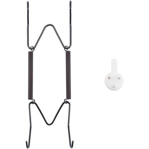 Bilillo resistente invisibile piastra di filo appendiabiti 6 ''-8'' ganci decorativi da parete per piatti nero display arazzi - Product Image 1
