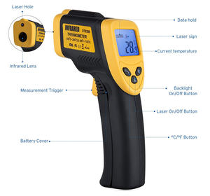 Termômetro Infravermelho Digital a Laser para Carne, Doces, Alimentos, Acessórios para Forno de Pizza e Grelhador - Product Image 5