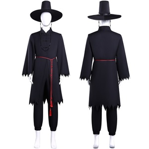 Disfraz de Jinu de Saja Boys, Disfraces de Cazadores de Demonios, Nuevo Cosplay de Anime para Halloween, Trajes Negros con Sombrero, Pantalones y Abrigo para Adultos y Niños - Product Image 1