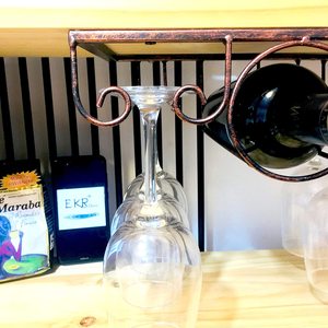 Chaude de Support de <span class=keywords><strong>Verre</strong></span> À Vin <span class=keywords><strong>Sous</strong></span> Le Meuble Suspendu <span class=keywords><strong>Maison</strong></span> Organisateur de Rangement De Cuisine À Manger Accessoires De Vin Casier À Vin - Product Image 5