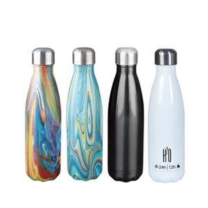 Großhandel Umweltfreundliche Cola-Flaschen-förmige Sublimations-Trinkflaschen aus Edelstahl mit Individuellem Logo und Wärmeisolierung 12-24 - Product Image 1