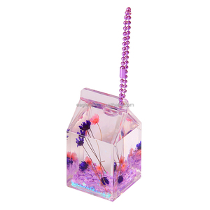 Agua flotante Linda <span class=keywords><strong>Tapioka</strong></span> perla jugo bebida Boba leche café botella Coca-Cola taza llavero forma burbuja té taza llavero - Product Image 3