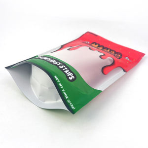 Fini mat personnalisé Stand Up Sac à fermeture éclair avec fenêtre givrée Bonbons Gummy Snack Paquet Baf - Product Image 5