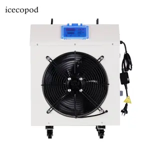 Factory Wholesale 1hp 1.5hp 2hp Cold Plunge Barrel Ice Chiller Ice Bath Chiller With Wifi & Filter Water Chiller