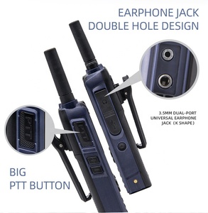 Radio de Dos Vías 4G de Largo Alcance <span class=keywords><strong>Walkie</strong></span> <span class=keywords><strong>Talkie</strong></span> POC con Android 10 Teléfono Móvil con Tarjeta <span class=keywords><strong>SIM</strong></span> <span class=keywords><strong>Dual</strong></span> - Product Image 4