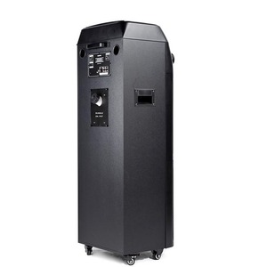 Outdoor Bluetooth Speaker 120W Rechargeable With Microphone For Karaoke Fitness <b>Square</b> Dancing - Product Image 3