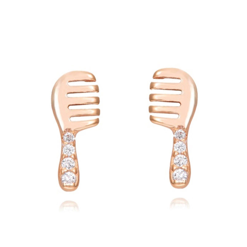 E-S3460 Comb-Rose Gold
