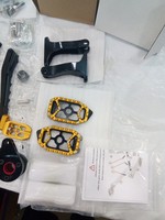 Kit de marchepieds style MX avec bras de frein et système de changement de vitesse talon-orteil pour modèles Harley Touring 2014-2025